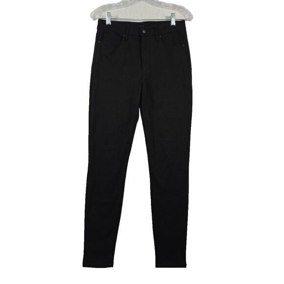 JOE'S Ankle Skinny Ponte Knit Pants Jean Women's Size 28 Black Stretch RN#106214 - Picture 1 of 12